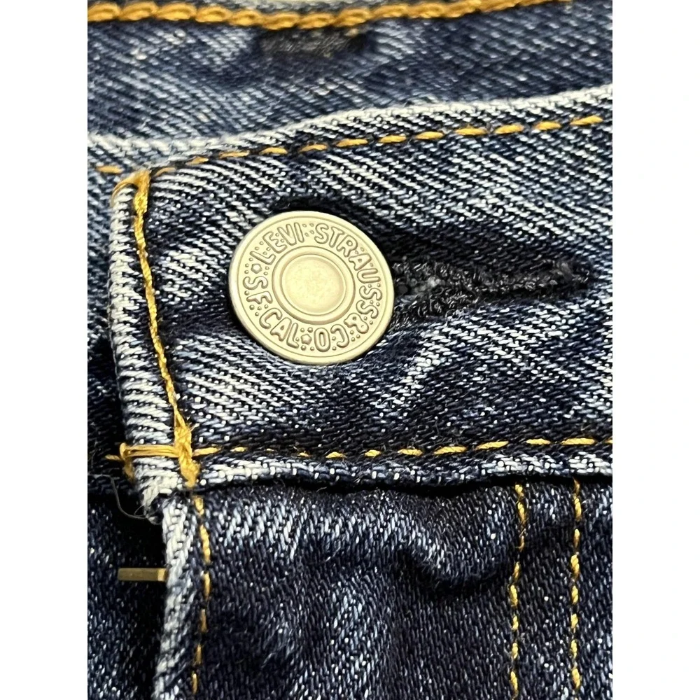 Levis‎ 505 Jeans Mens 46x29 Blue Wash Regular Straight Denim 5 Pocket No Size